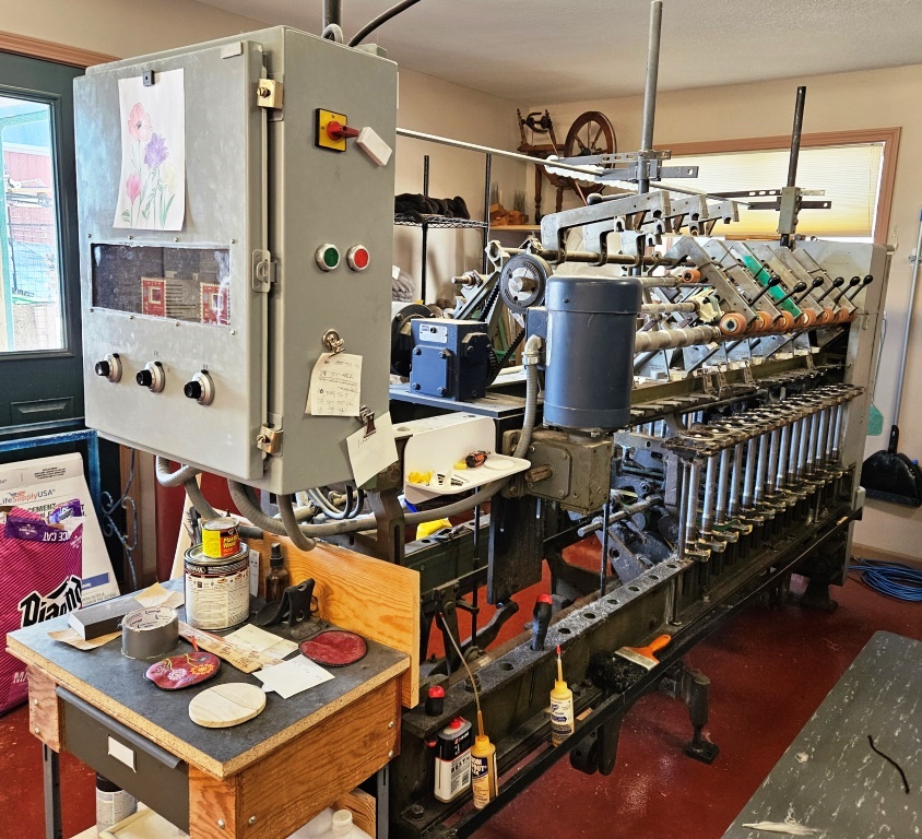 Cottage Operation, small scale carding & spinning operation. Cottage Operation, small scale carding & spinning operation.
